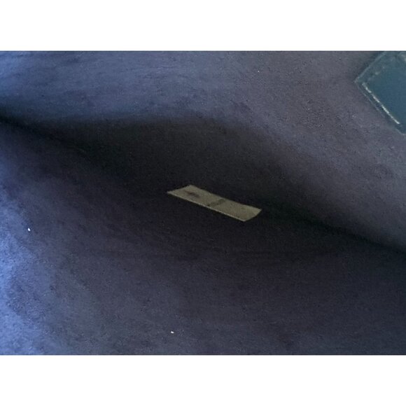 THIERRY MUGLER Blue Logo Signature Tote Bag NEW NWOT - Picture 6 of 9